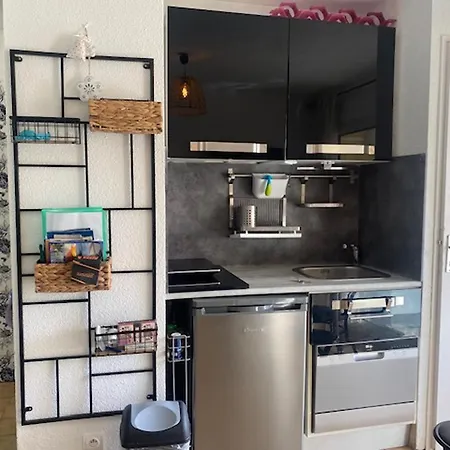 Saint-pierre-la-mer : T2 Avec Piscine, Parking, Clim, Terrasse - 4 Pers. - Fr-1-795-26 * Fleury (Aude)